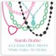 Jewels Square Address Labels in a Jar Image 2 of 4